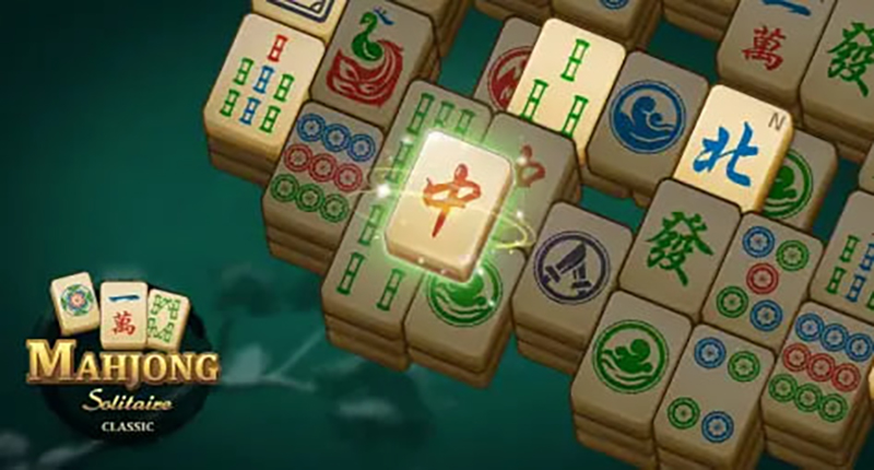 เกมจับคู่ไพ่นกกระจอกจีน-"Chinese mahjong matching game"