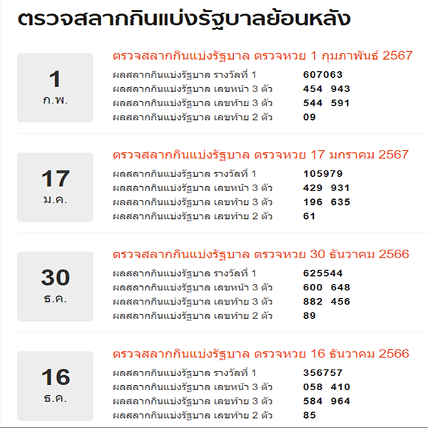 หวยออกเลขอะไรบ่อยสุด -"What lottery numbers come out most often"