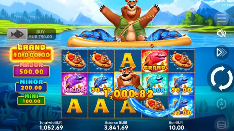 รีวิวสล็อต Fishin' Bear-"Fishin' Bear Slot Review"